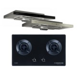 (Bundle) Fujioh FH-GS 5520 SVGL Gas Hob + FR MS 1990 R Super Slim Cooker Hood (900mm)